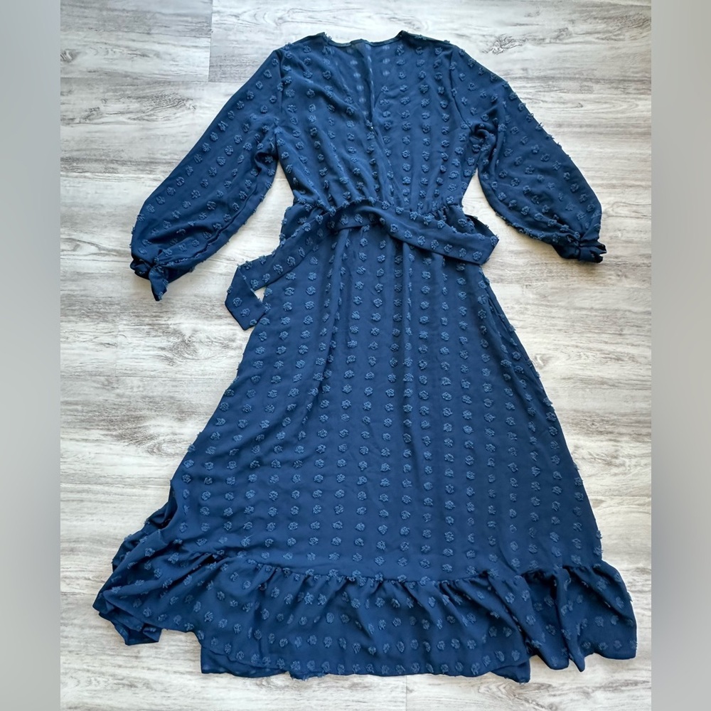 Women’s Navy Blue Boho Maxi Dress Size  XL